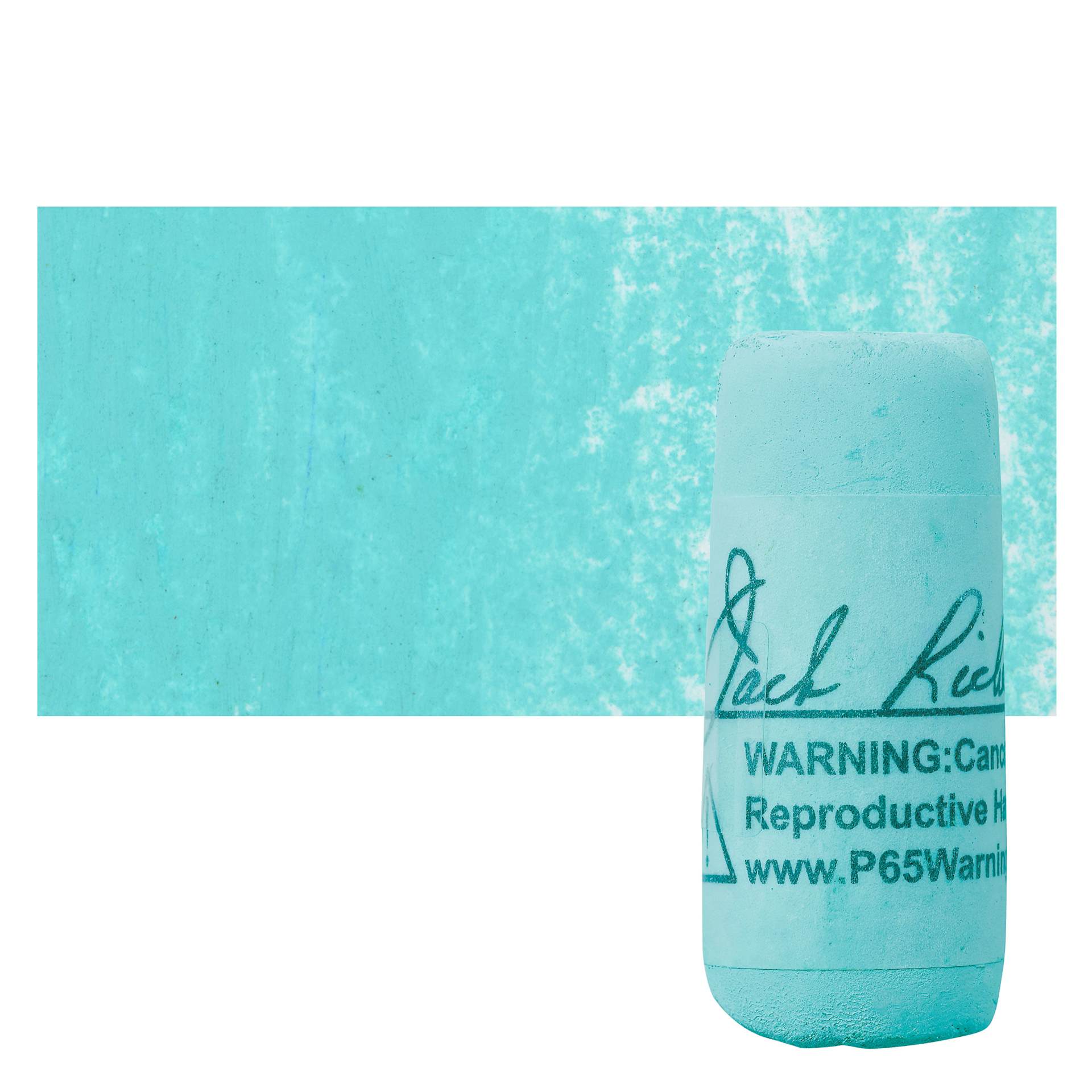 Richeson Soft Handrolled Pastel - Turquoise Green TG13, pastel and swatch