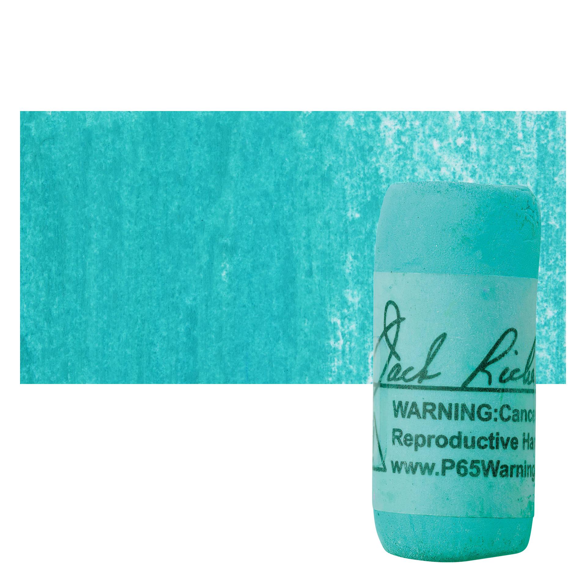 Richeson Soft Handrolled Pastel - Turquoise Green TG15, pastel and swatch