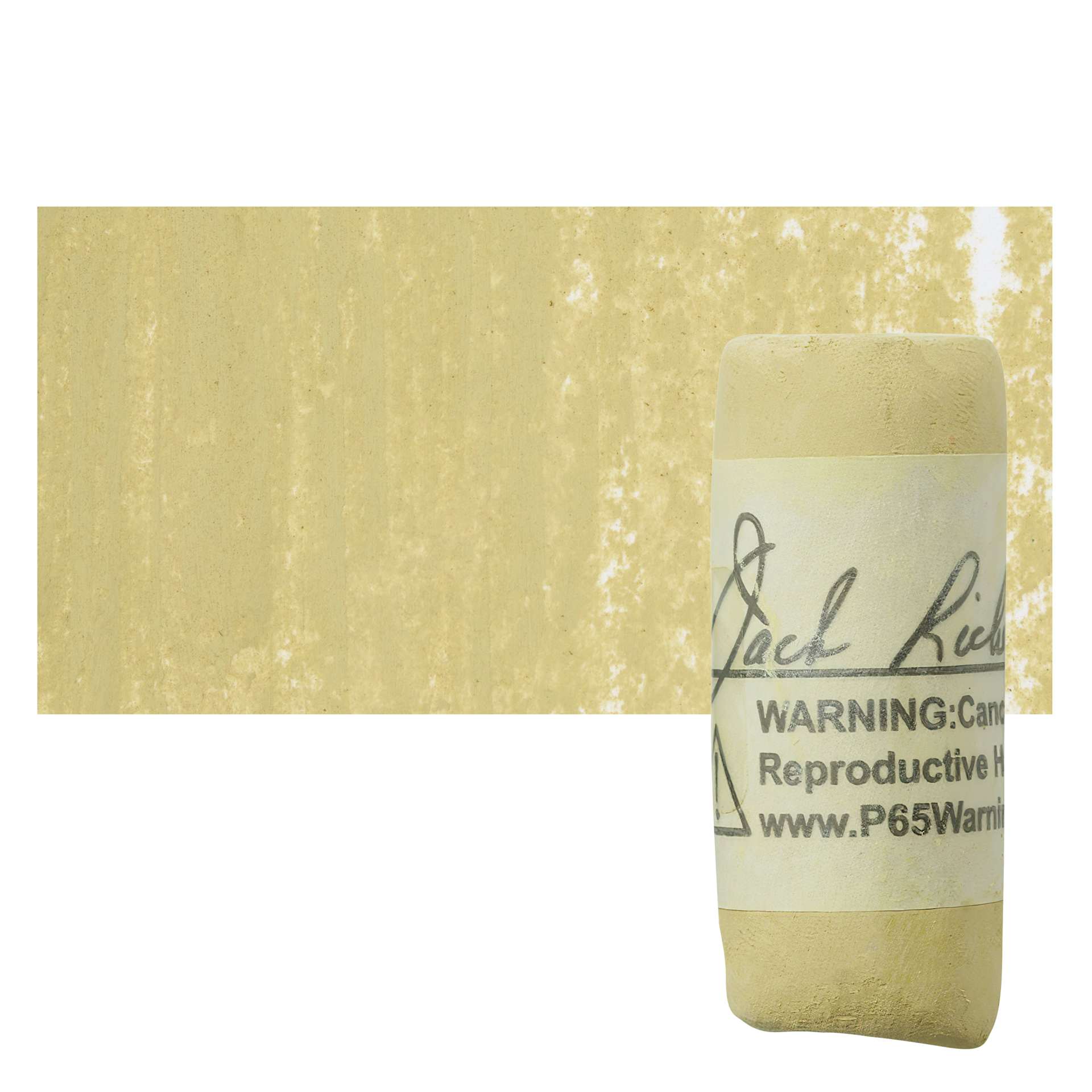 Richeson Soft Handrolled Pastel - Earth Brown EB32, pastel and swatch
