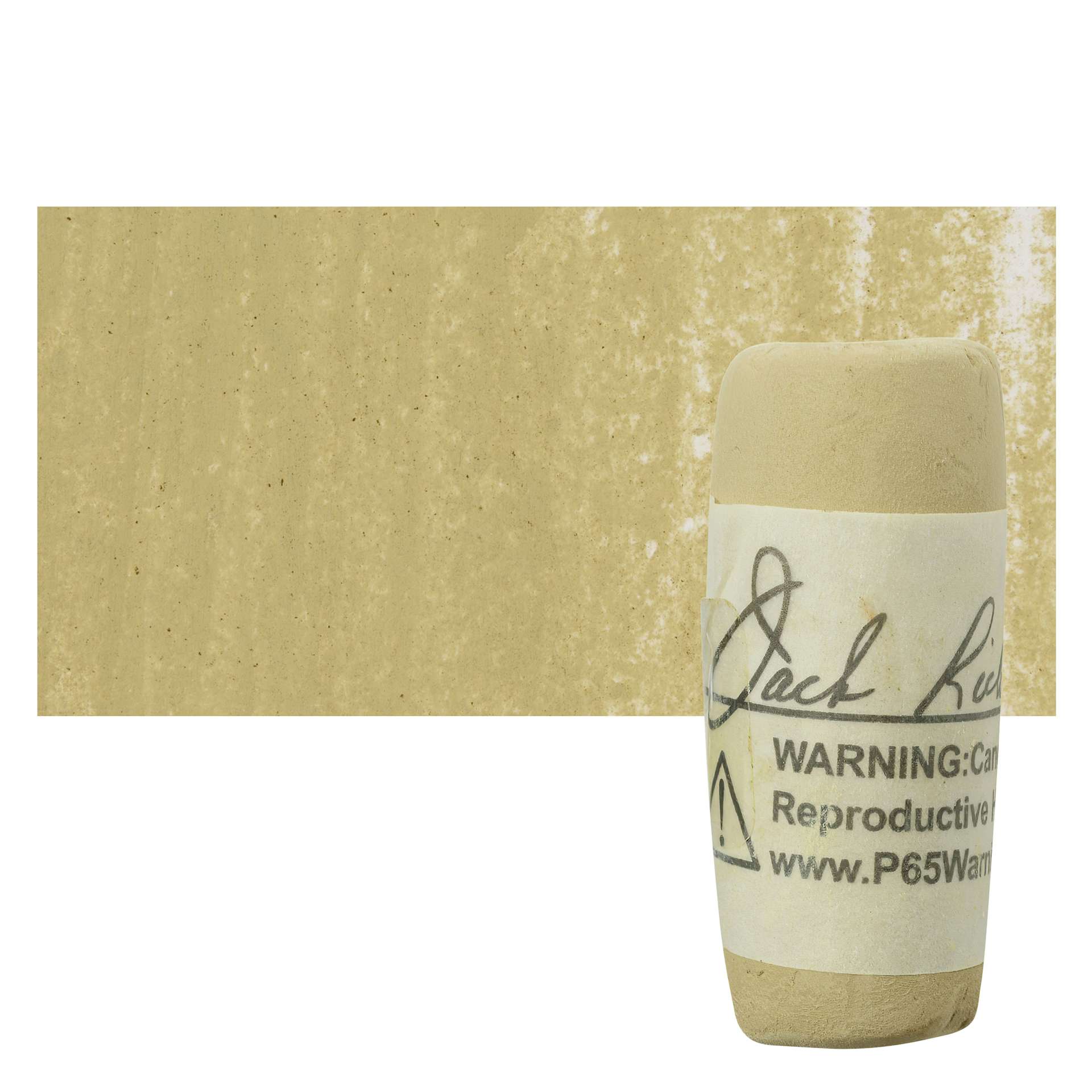 Richeson Soft Handrolled Pastel - Earth Brown EB33, pastel and swatch
