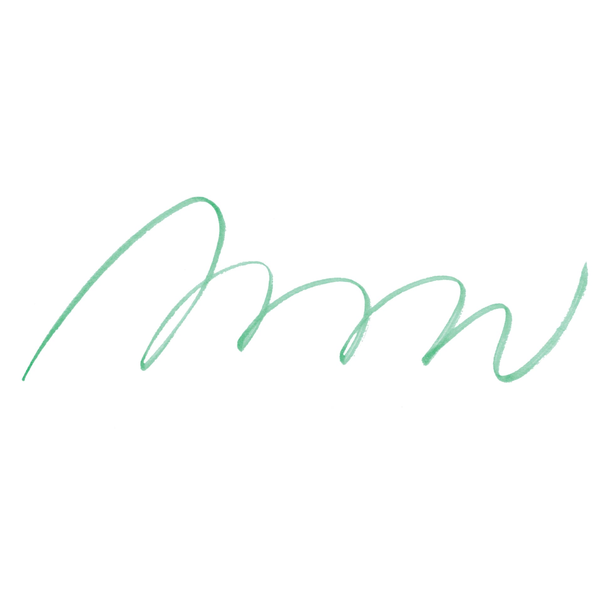 Tombow Fudenosuke Brush Pen - Light Green Pastel, Soft Tip swatch