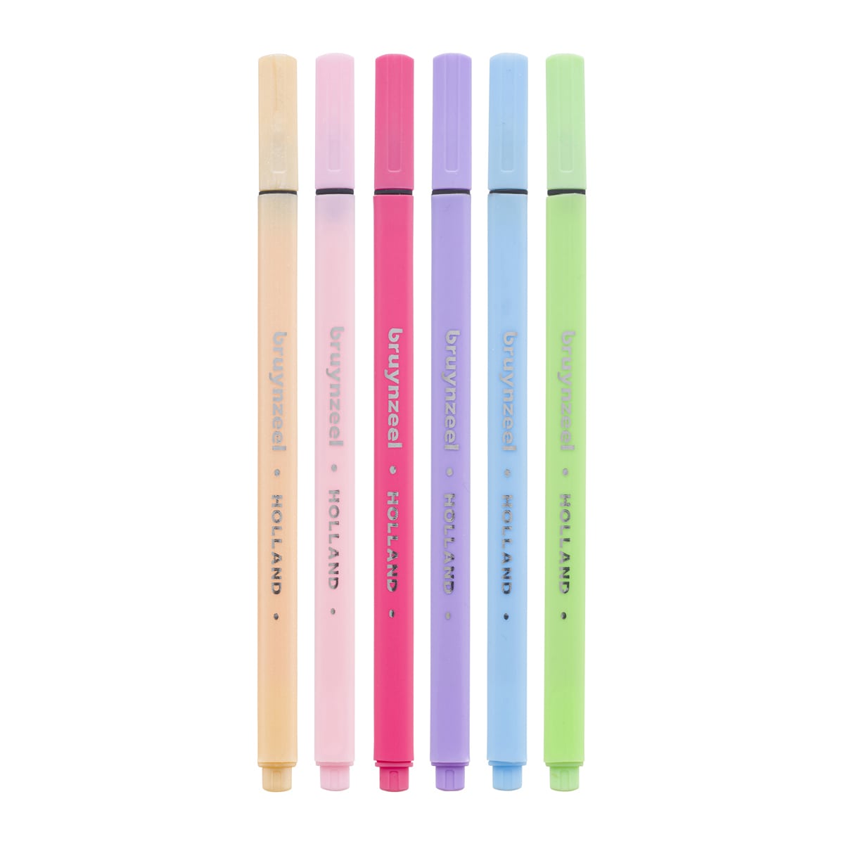 Fineliner Pen Set 6-Pen Pastel Colors Set