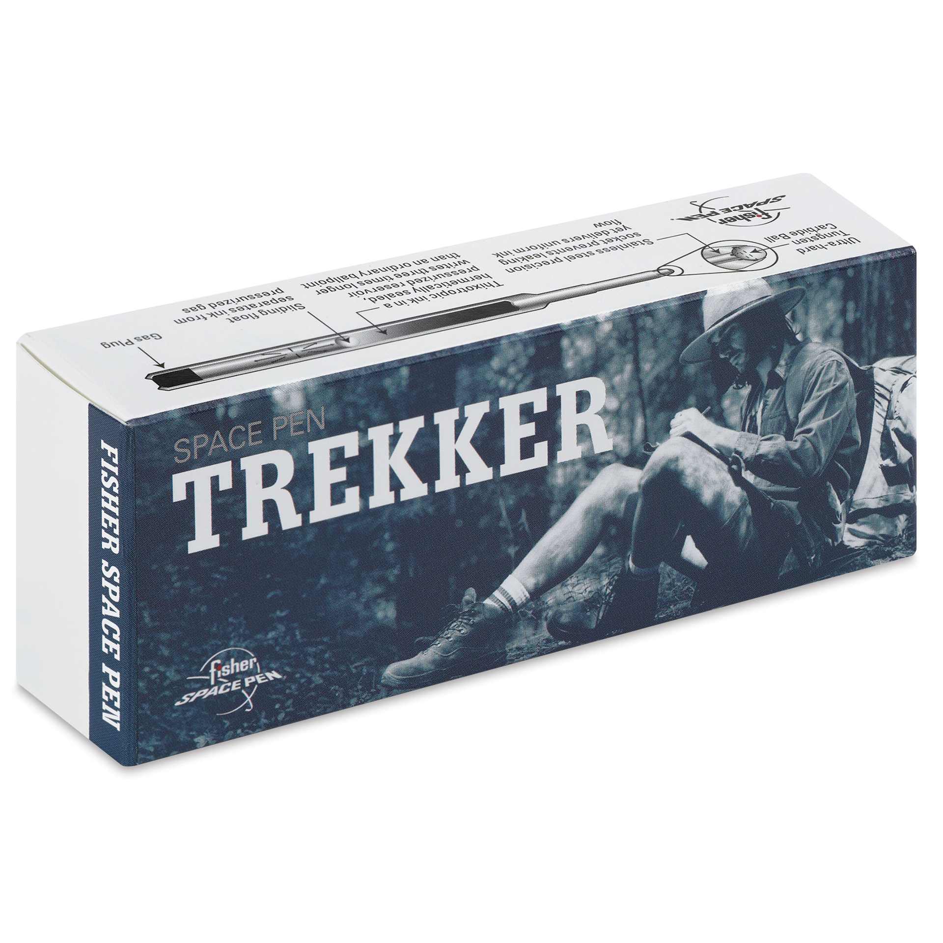 Fisher Space Pen Trekker Space Pen - Matte Black, front of the packaging