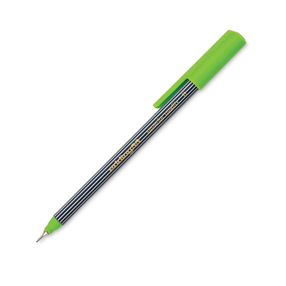 Edding 55 Fineliner Pen - Light Green, 0.3mm