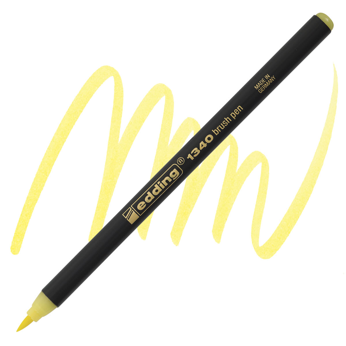 Edding Brush Pen - Honeydew Melon pen and swatch