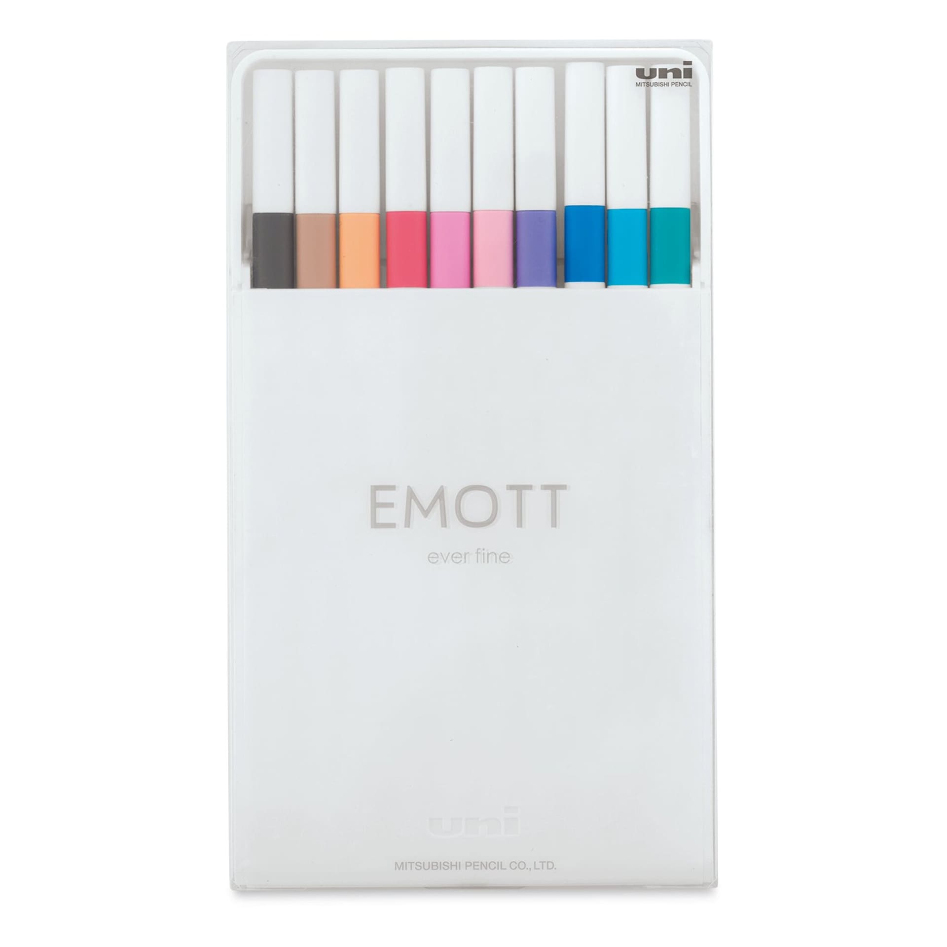 Uni Emott Fineliners - Set of 10, Set 2 (front of package)