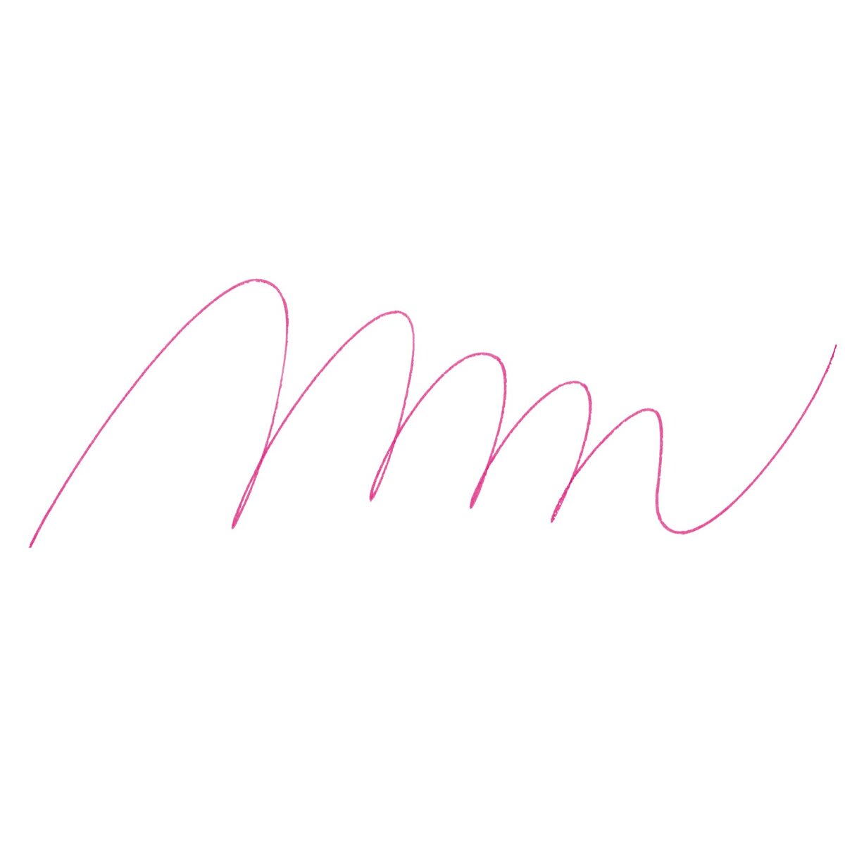 Uni Emott Fineliner - Pink swatch