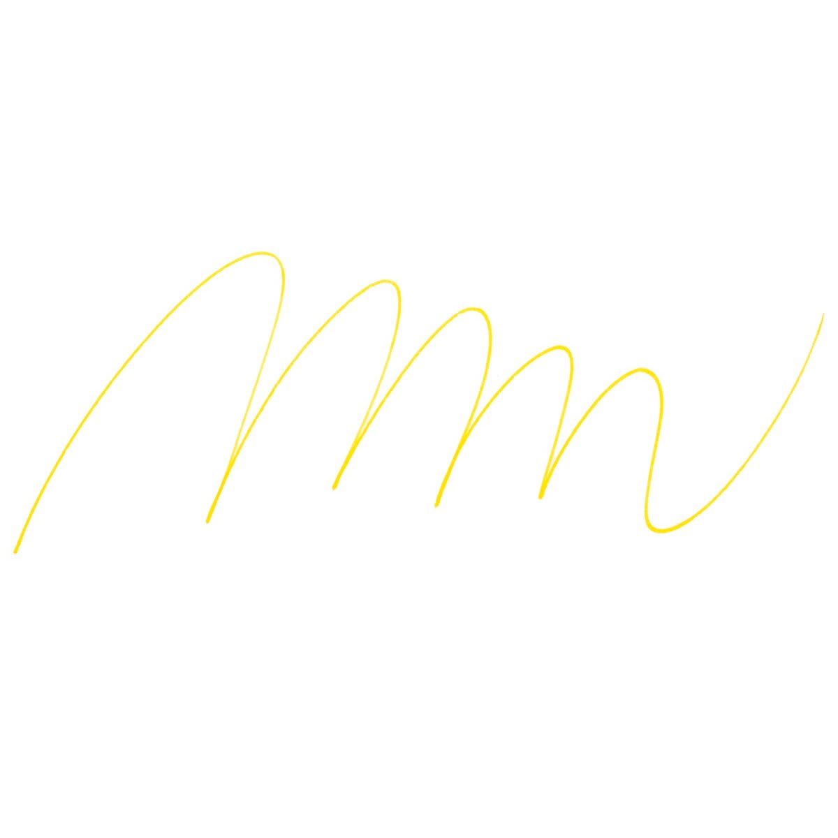 Uni Emott Fineliner - Yellow swatch