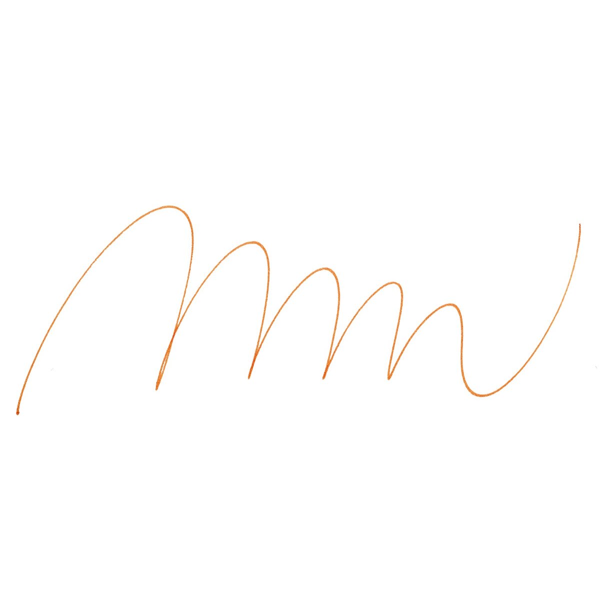 Uni Emott Fineliner - Orange swatch