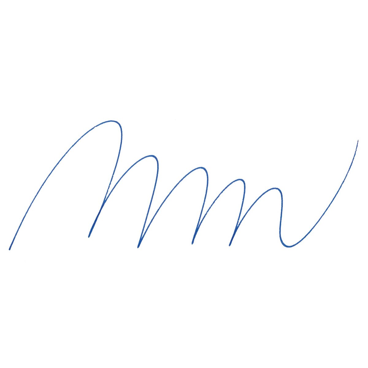 Uni Emott Fineliner - Blue swatch