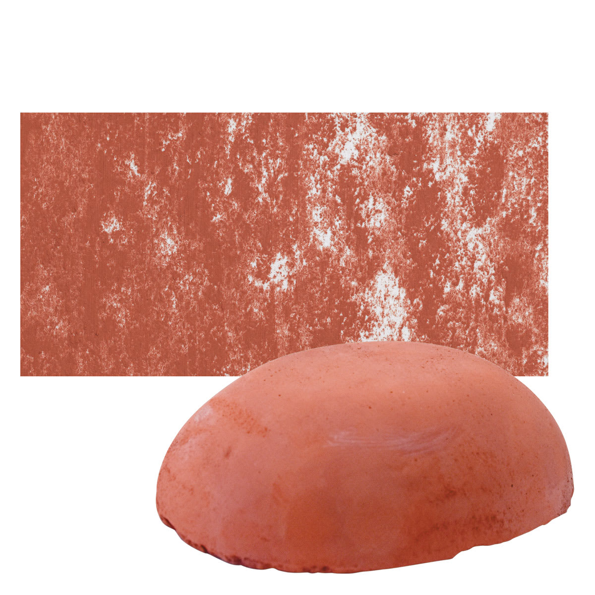 Sennelier Soft Pastel Pebble - Venetian Red pastel and swatch