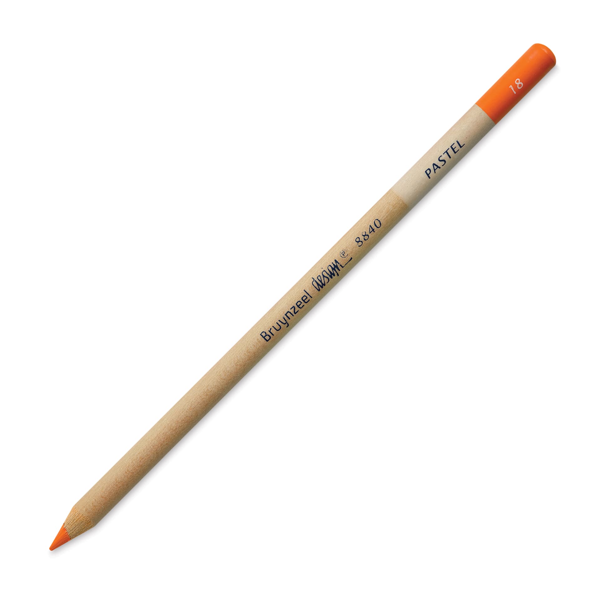 Bruynzeel Design Pastel Pencil - Permanent Orange 18