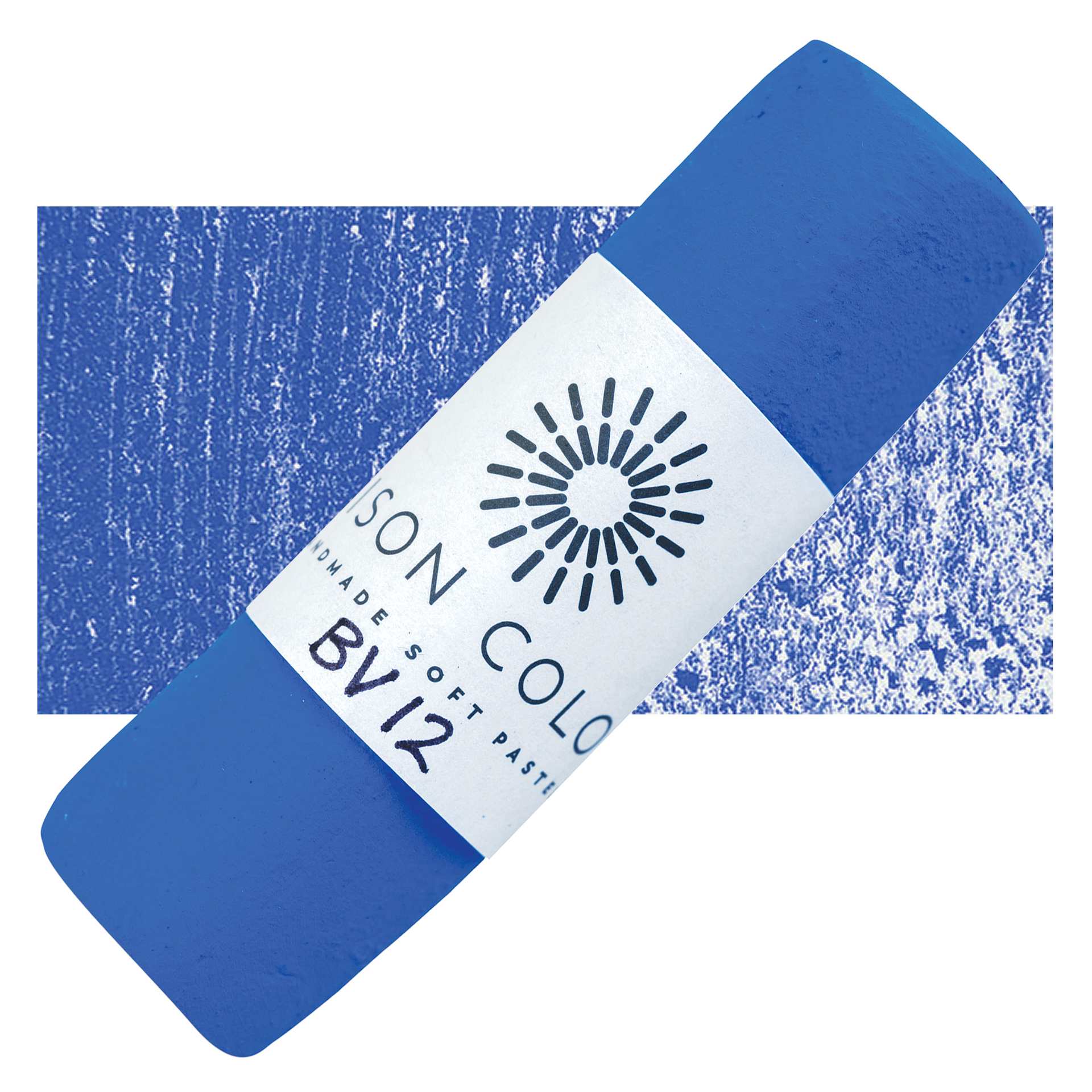 Unison Large Soft Pastel - Blue Violet 12 pastel and swatch