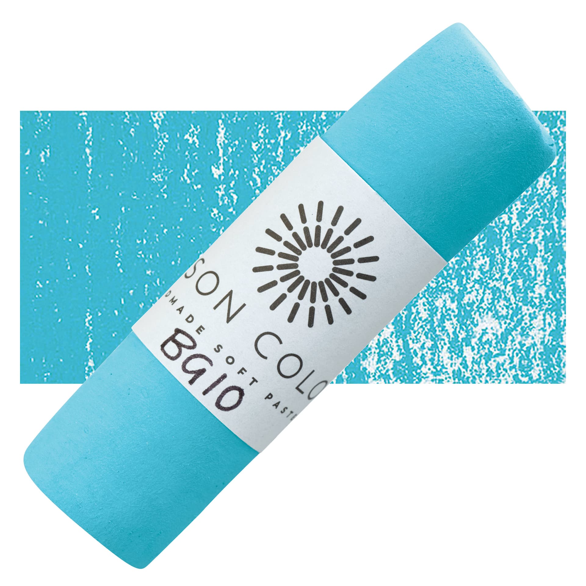 Unison Large Soft Pastel - Blue Green 10 pastel and swatch