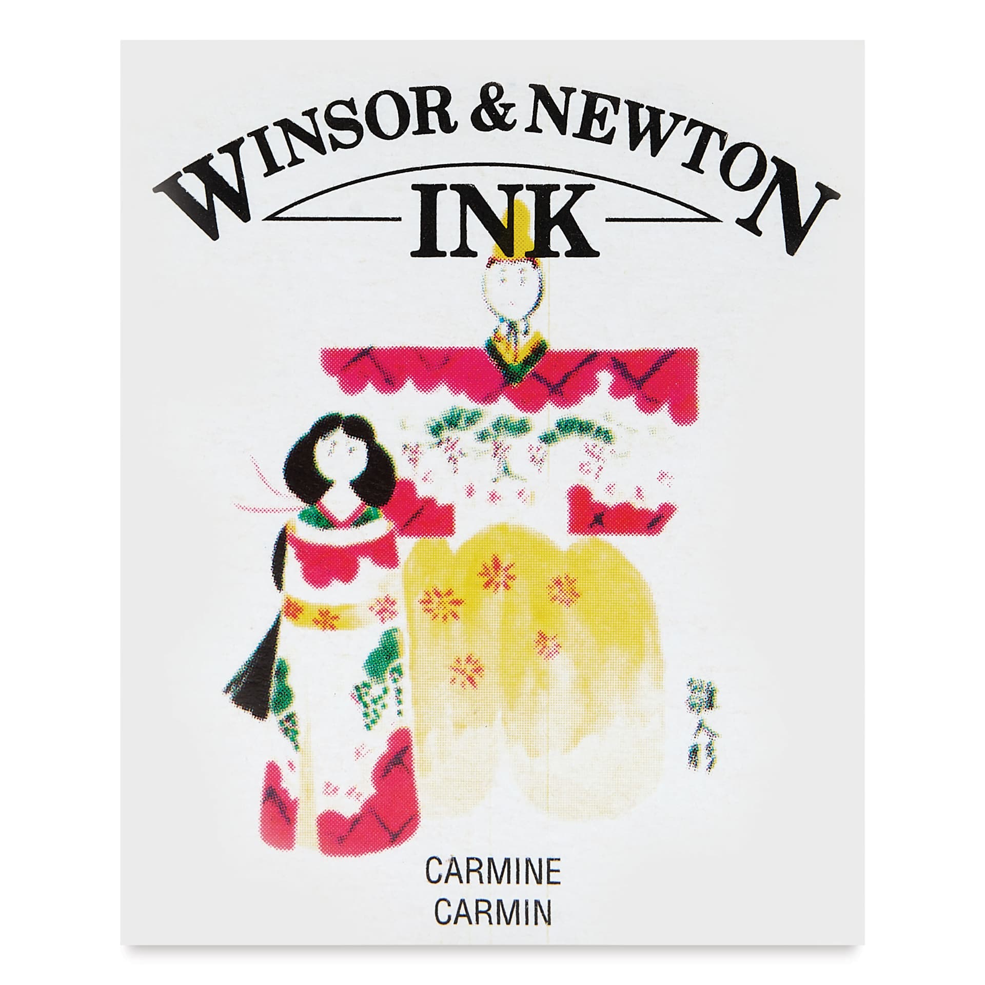 Winsor & Newton Drawing Ink - Carmine, 14 ml, front of packaging