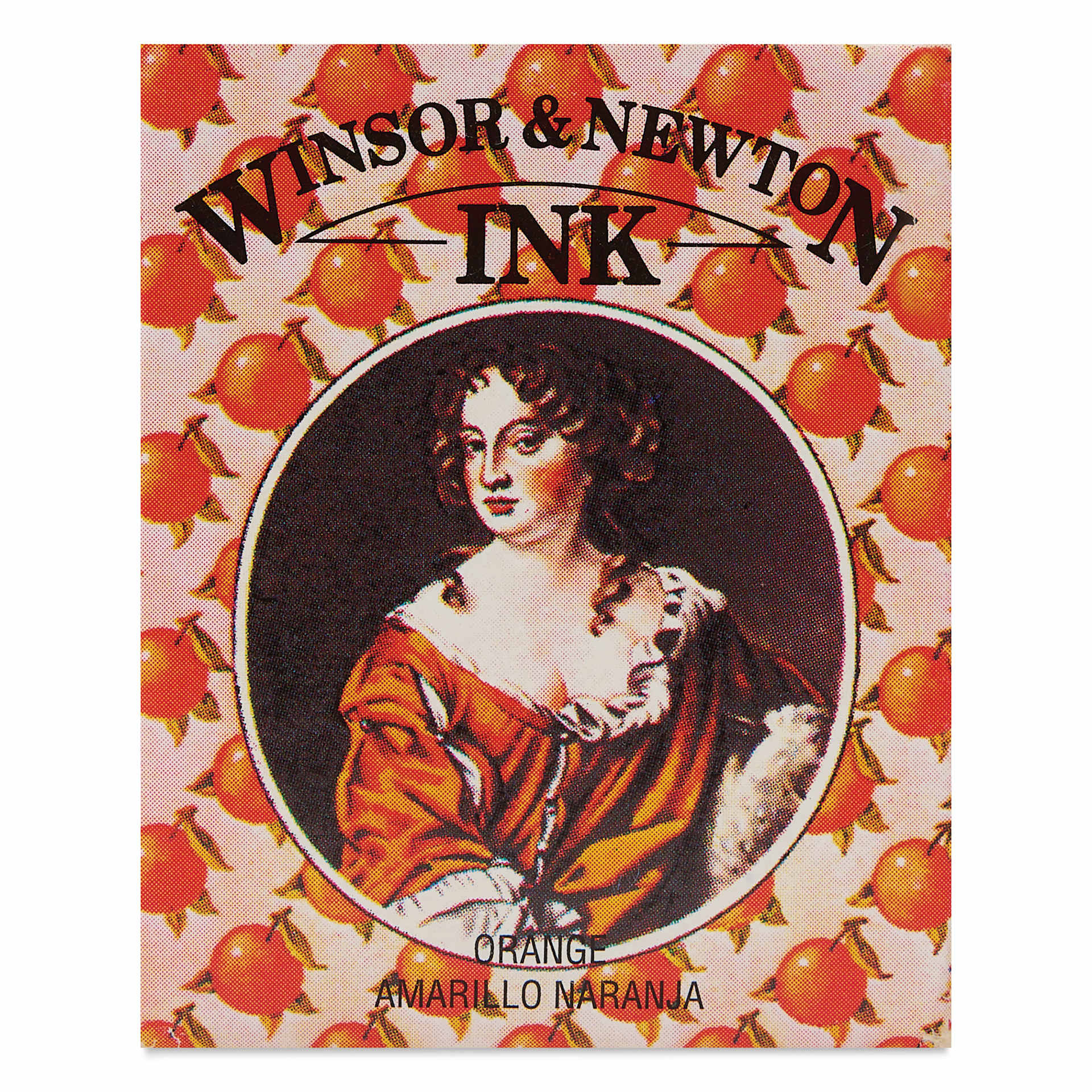Winsor & Newton Drawing Ink - Orange, 14 ml, front of packaging