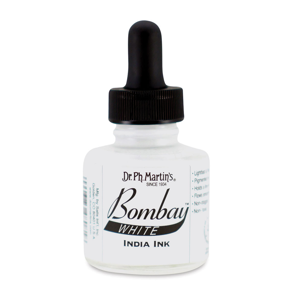 Dr. Ph. Martin's Bombay India Ink - 1 oz, White