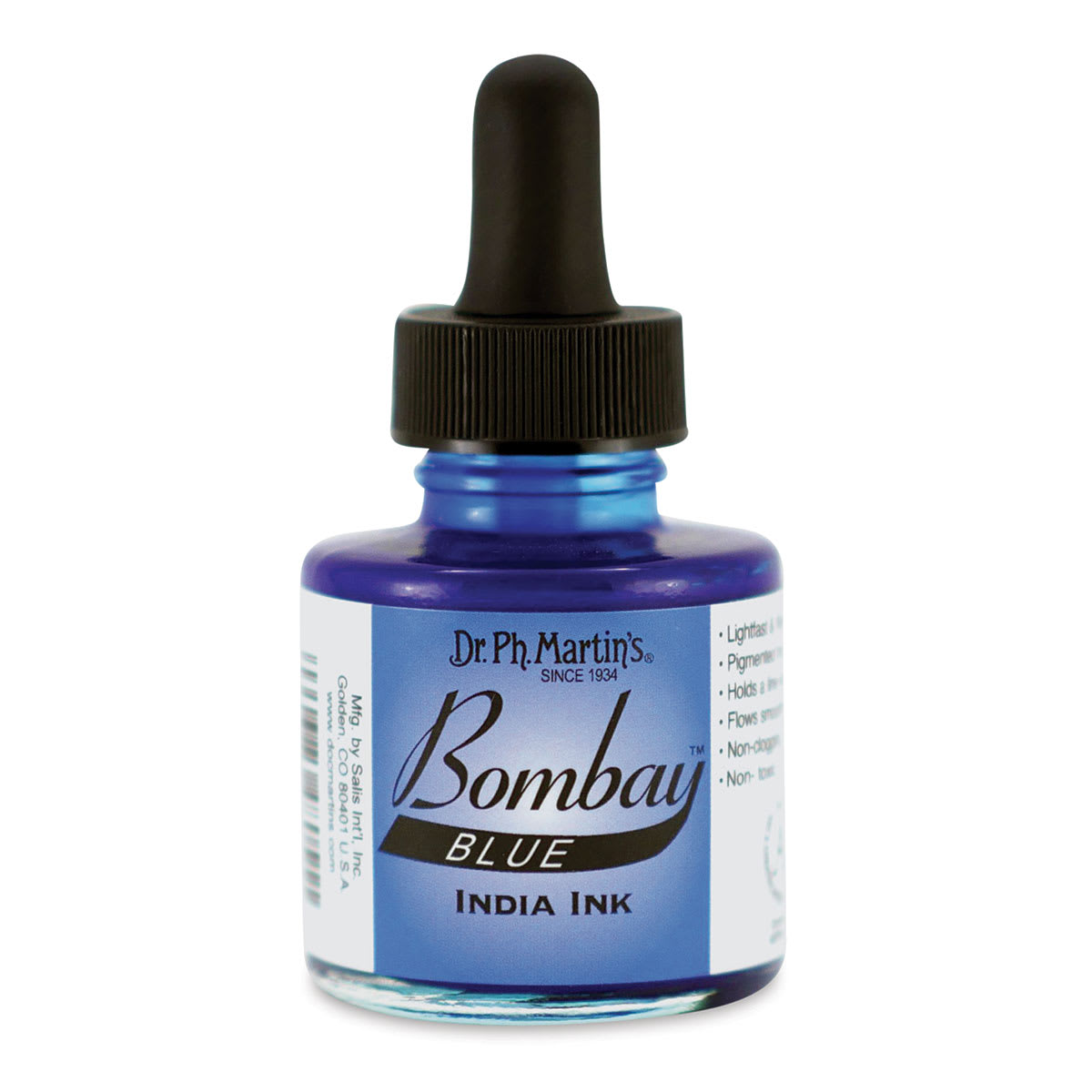 Dr. Ph. Martin's Bombay India Ink - 1 oz, Blue