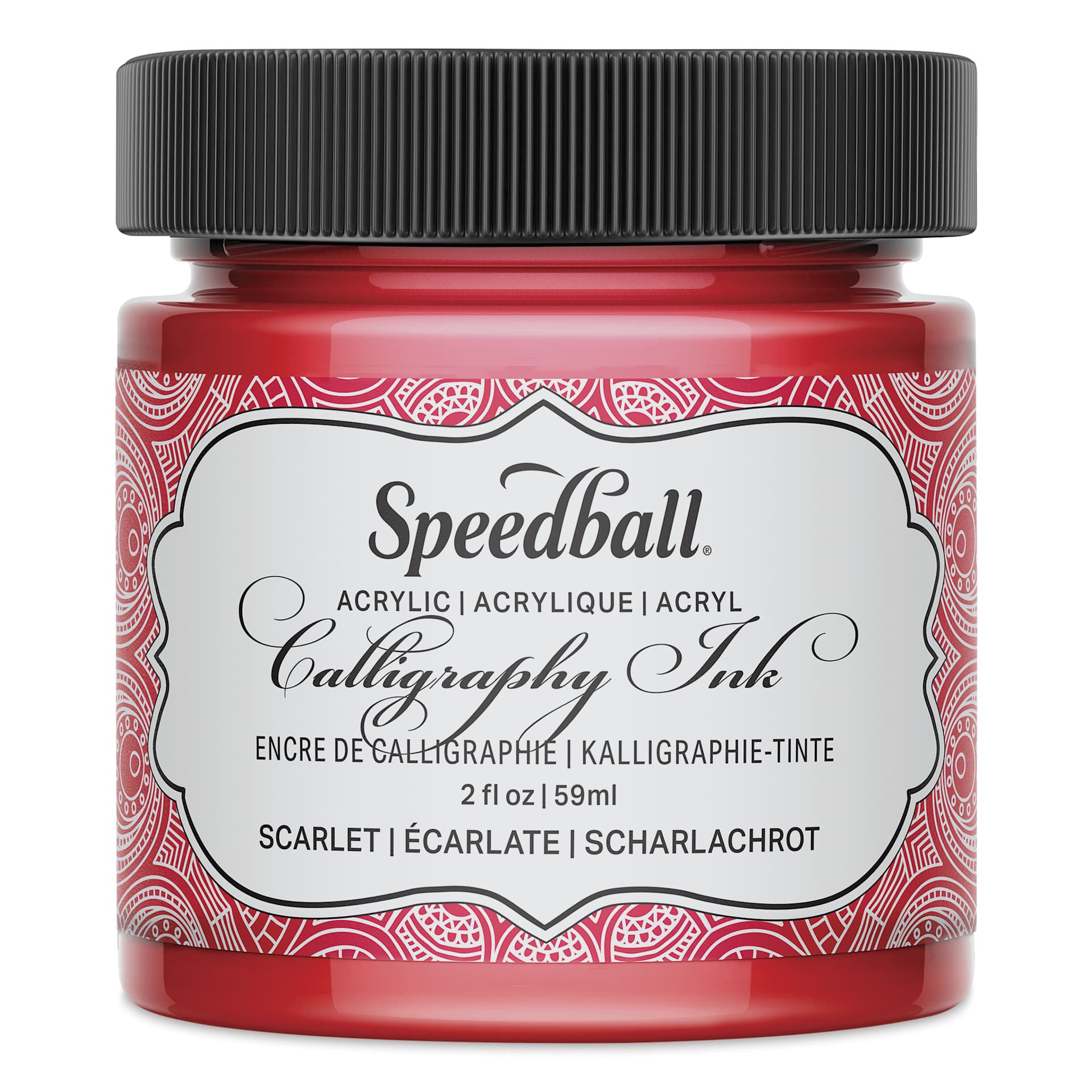 Speedball Calligraphy Ink - 2 oz, Scarlet Red