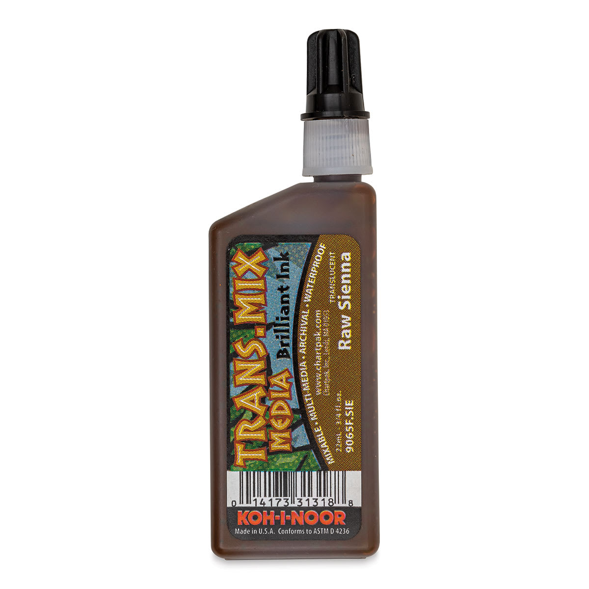 Koh-I-Noor Trans-Mix Media Brilliant Ink - 3/4 oz, Raw Sienna