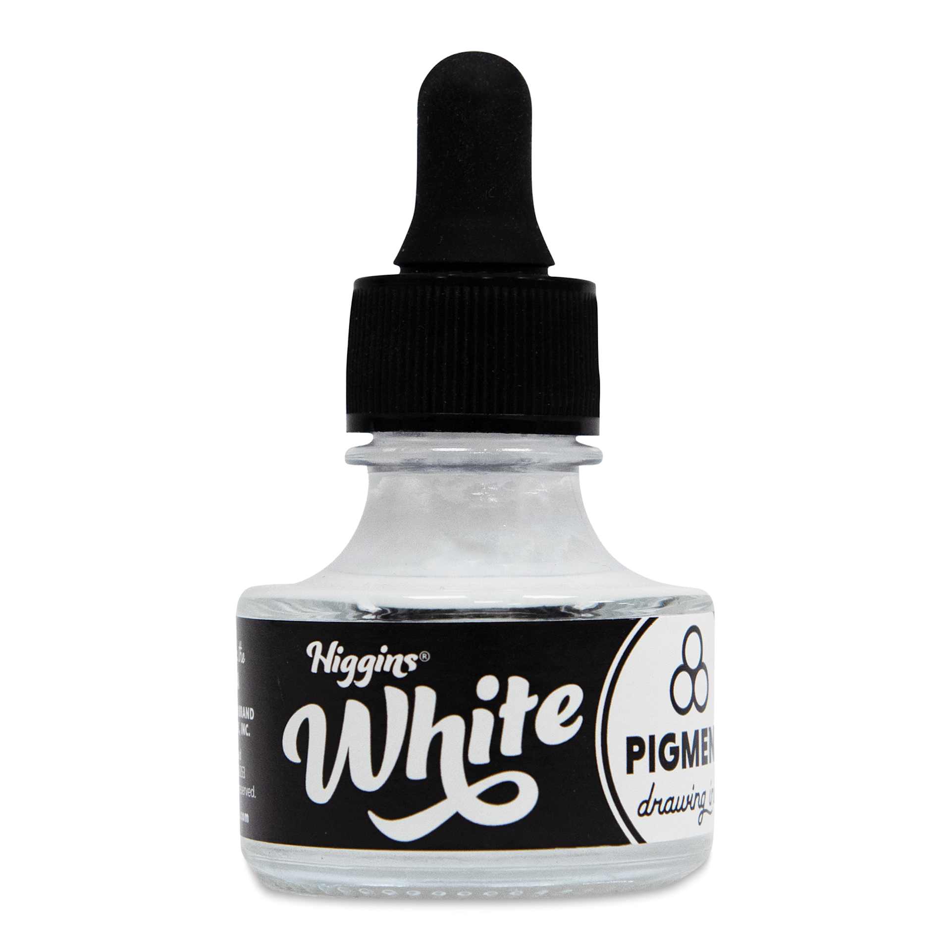 Higgins Dye-Based Drawing Ink - 1 oz, White, Waterproof, Dye-Based Ink