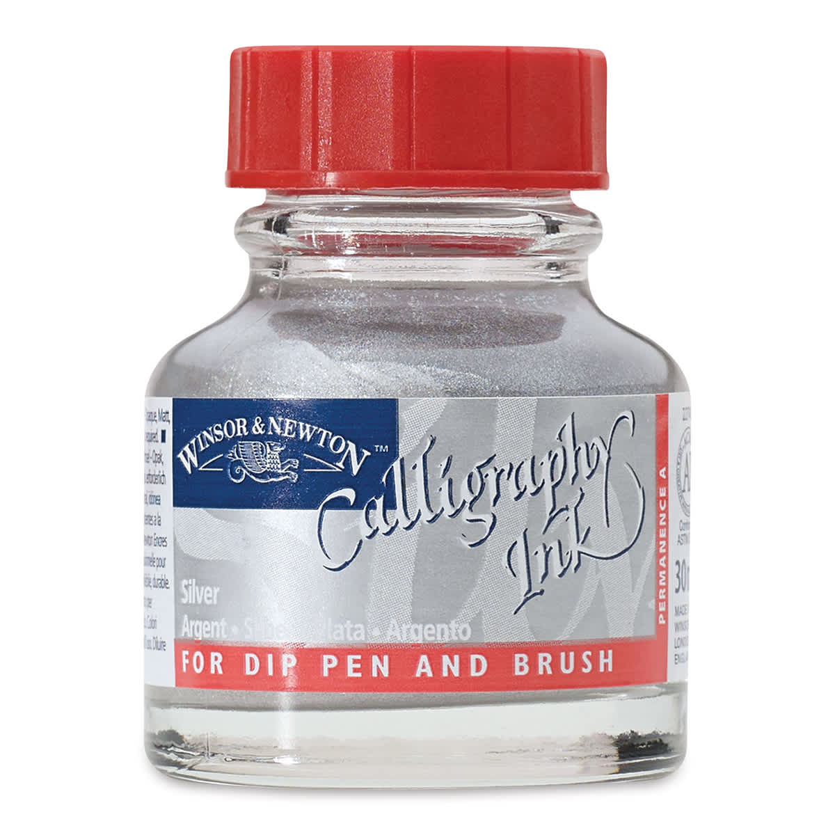 Winsor & Newton Calligraphy Ink - 30 ml, Silver