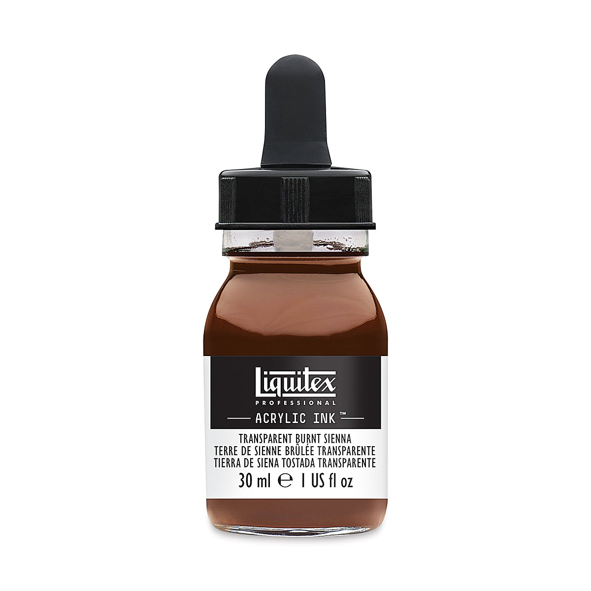 Liquitex Professional Acrylic Ink - 30 ml, Transparent Burnt Sienna