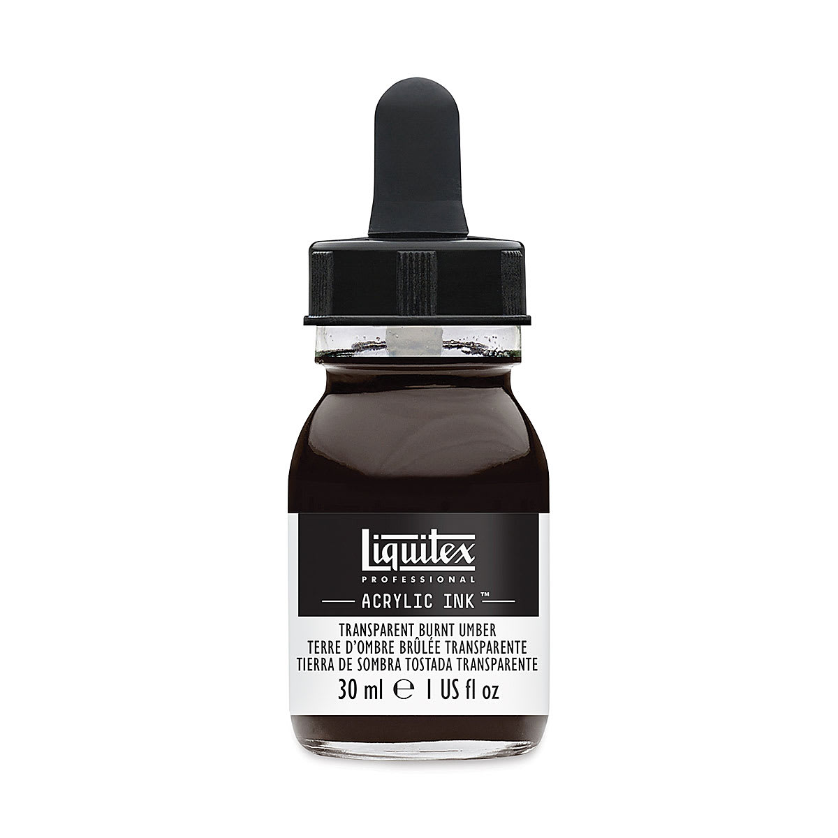 Liquitex Professional Acrylic Ink - 30 ml, Transparent Burnt Umber