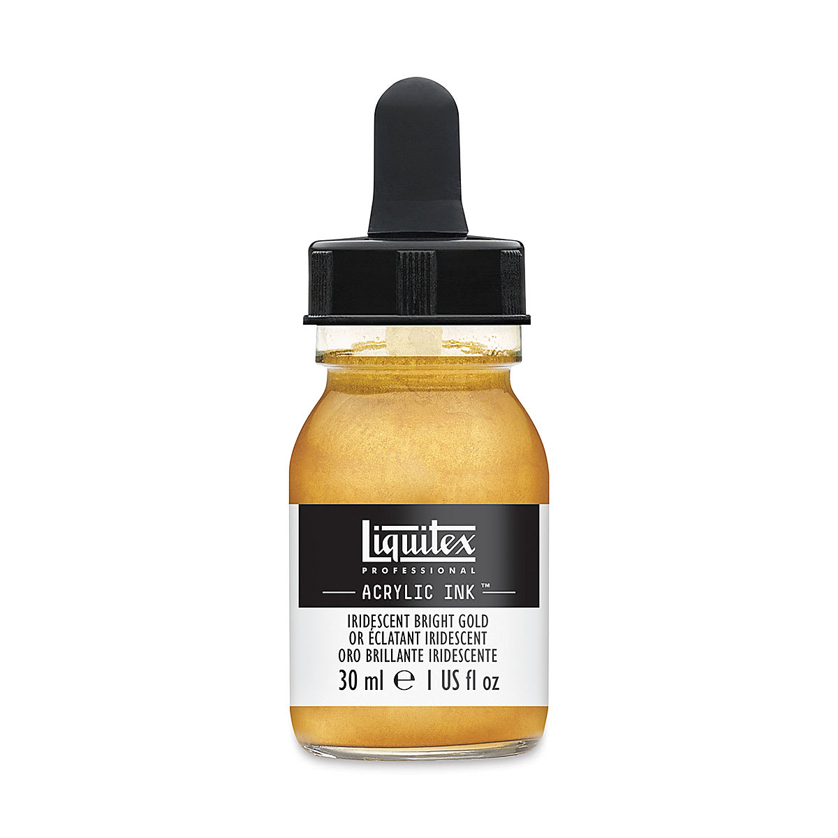 Liquitex Professional Acrylic Ink - 30 ml, Iridescent Bright Gold