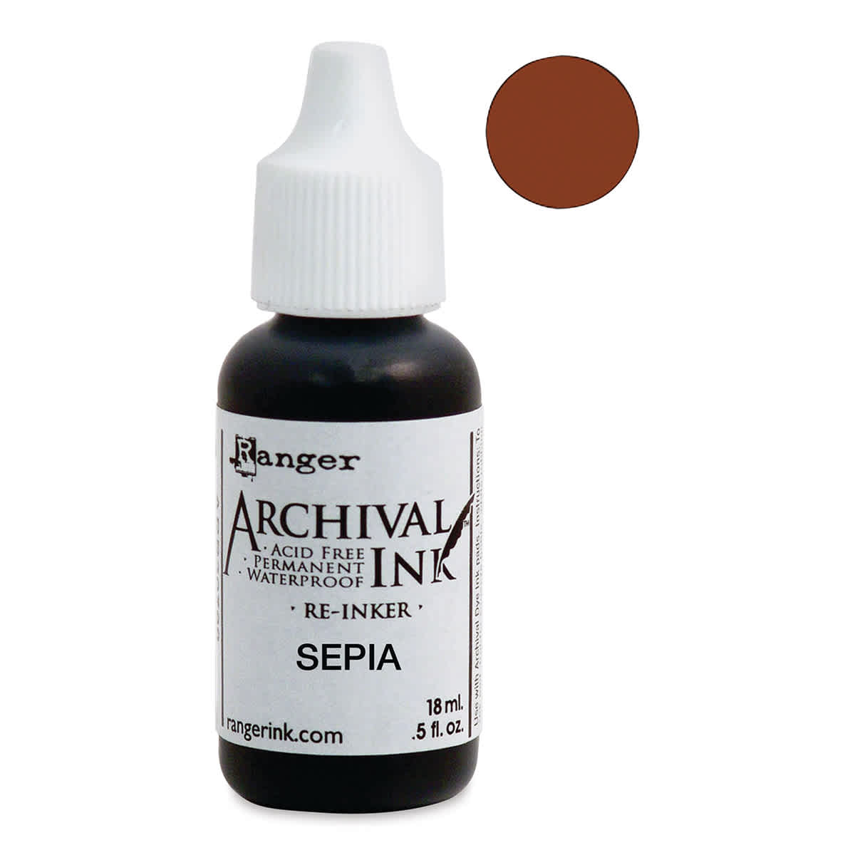 Ranger Archival Ink Pad Re-Inker - Sepia