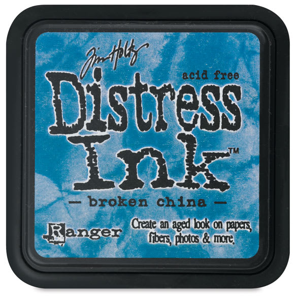 Distress Ink Pad - Cover of Blue Broken China color Ink pad 