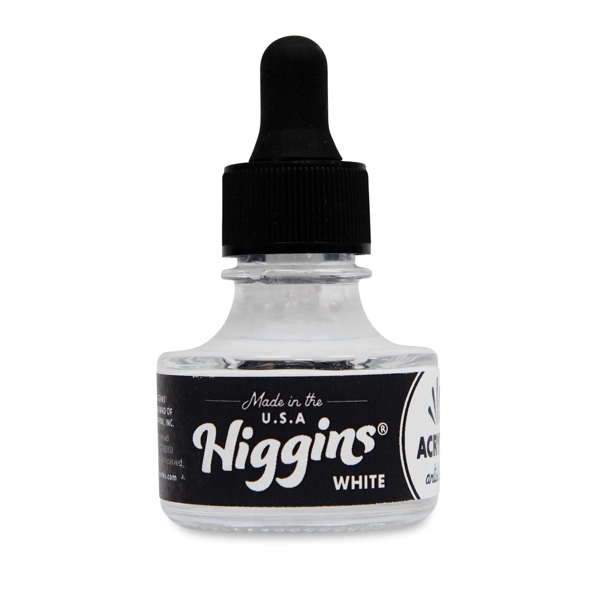 Higgins Acrylic Ink - White, 1 oz