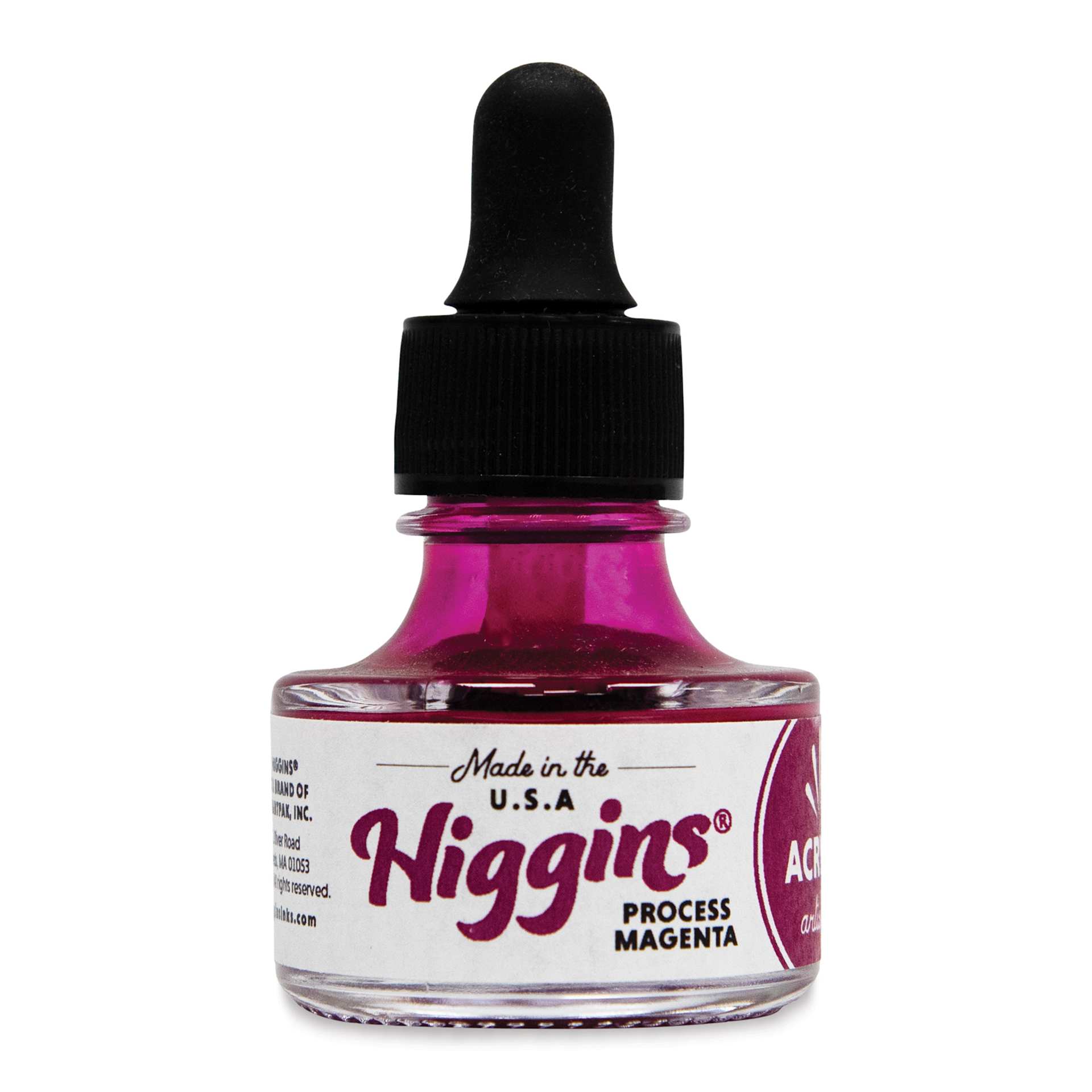 Higgins Acrylic Ink - Process Magenta, 1 oz