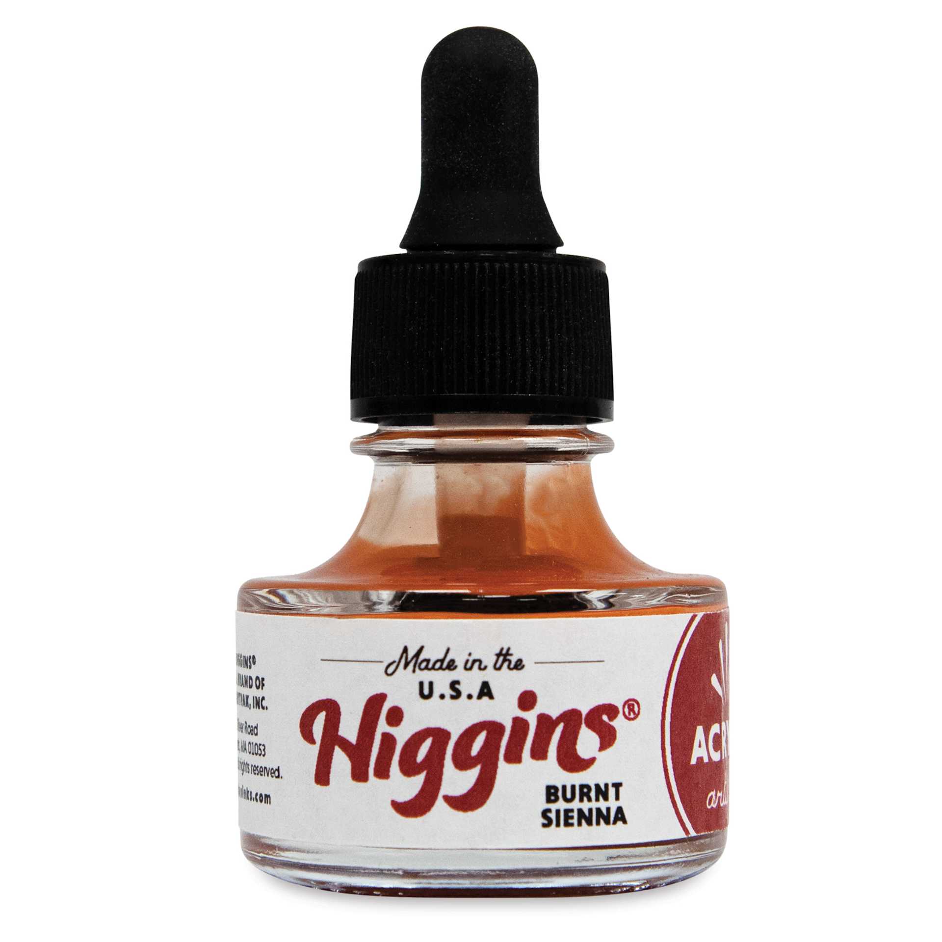 Higgins Acrylic Ink - Burnt Sienna, 1 oz