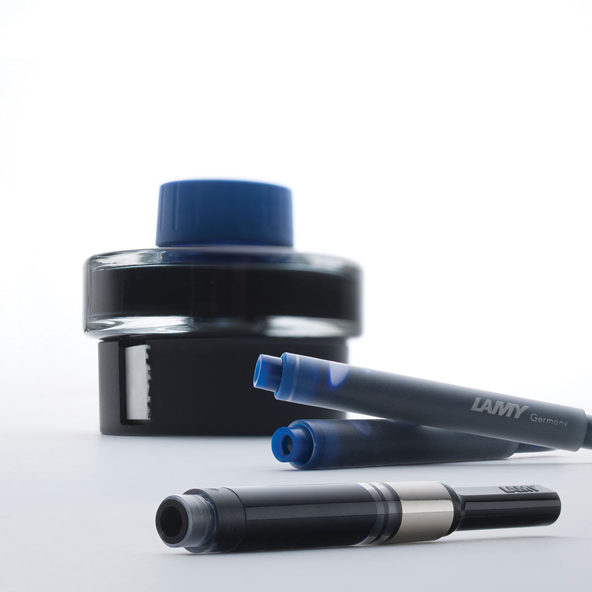 Lamy T52 Ink is the same ink that is in T10 Cartridges. (Bottle, prefilled cartridges, and converter all sold separtely.)