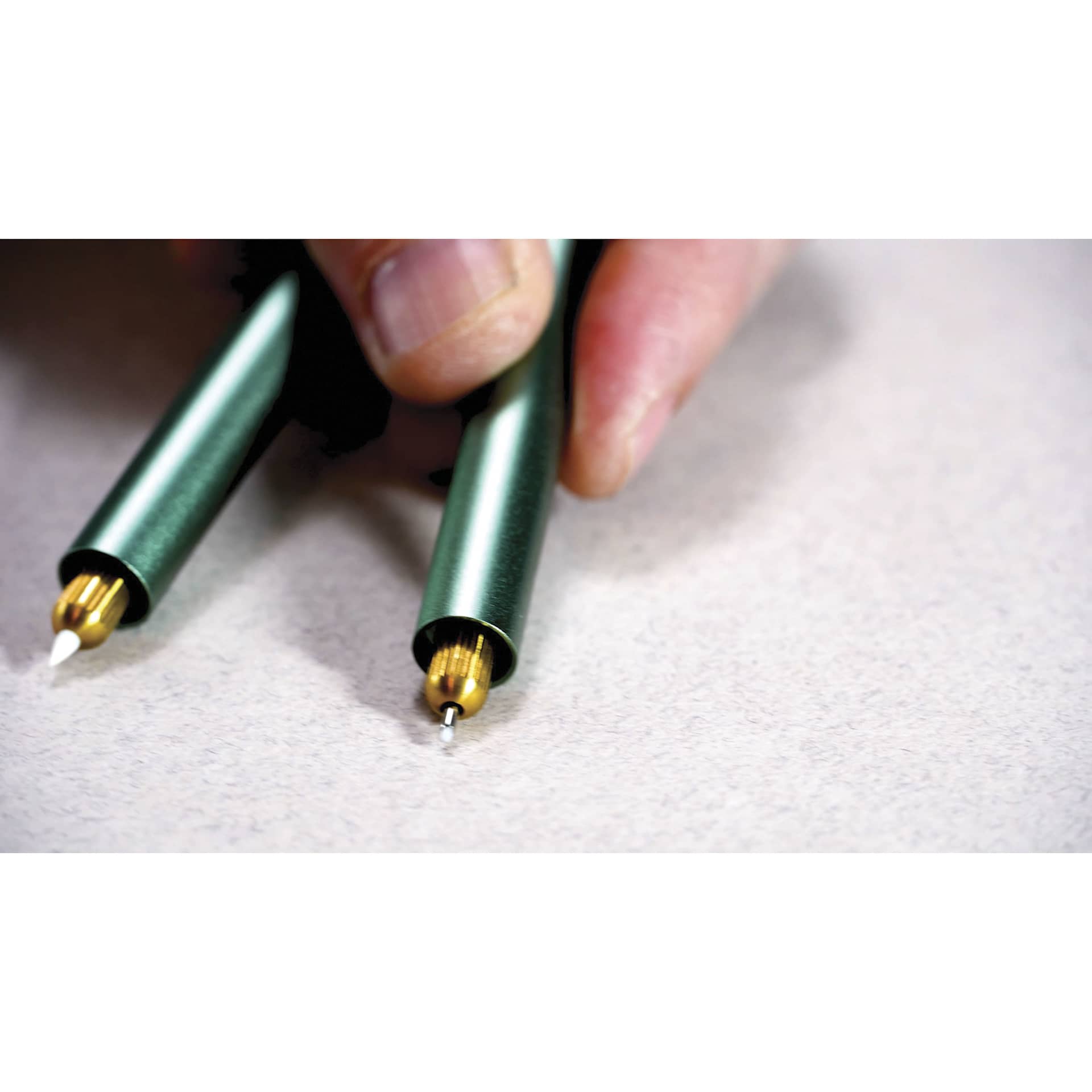 Tom's Studio Lumos Pro Refillable Dual Tip Pen Set - Sage, tips