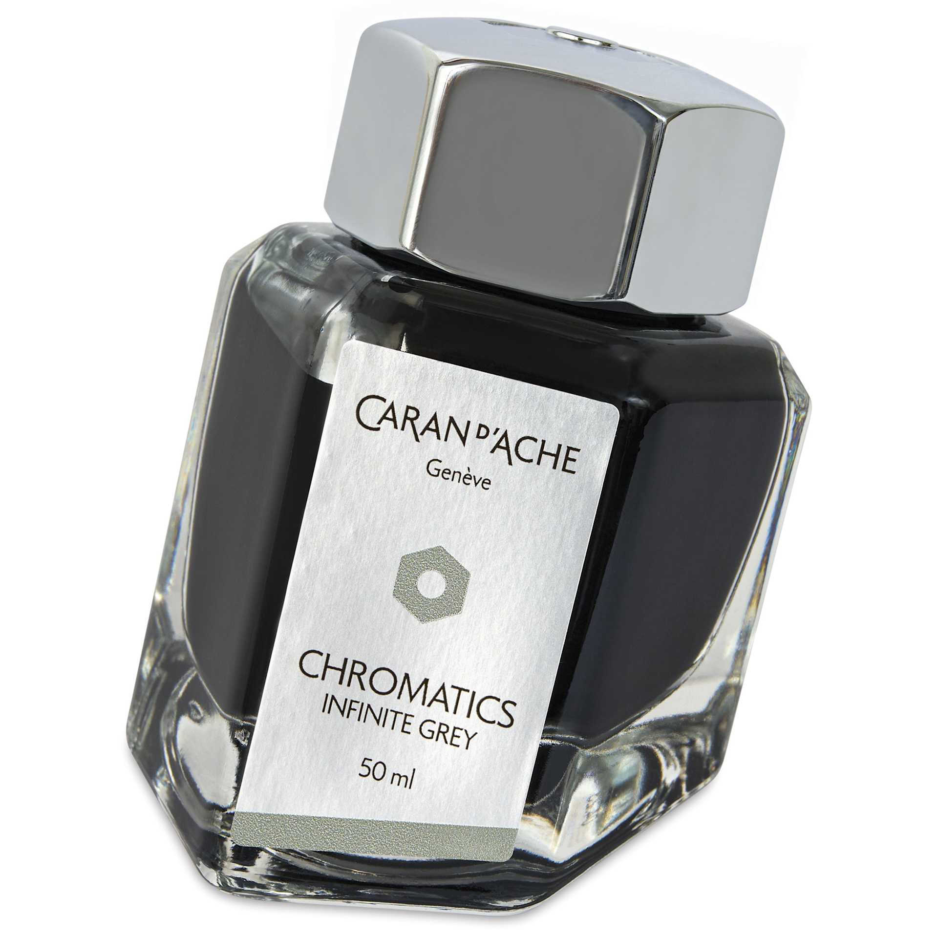 Caran d'Ache Chromatics Ink - Infinite Grey, 50 ml Jar