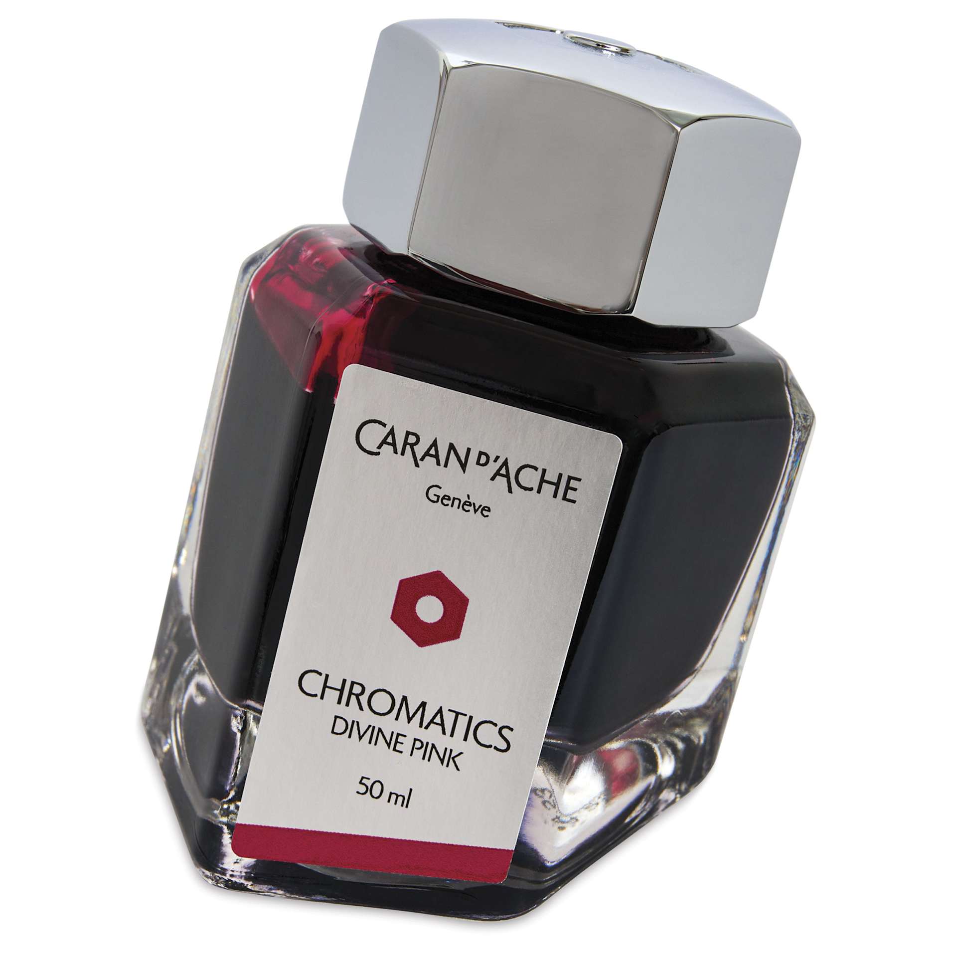 Caran d'Ache Chromatics Ink - Divine Pink, 50 ml Jar