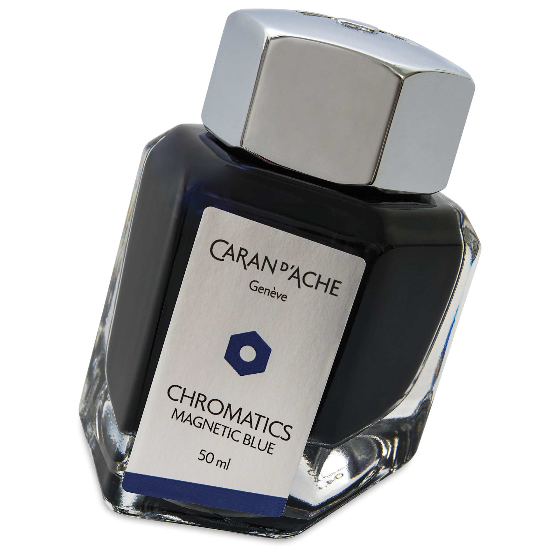 Caran d'Ache Chromatics Ink - Magnetic Blue, 50 ml Jar