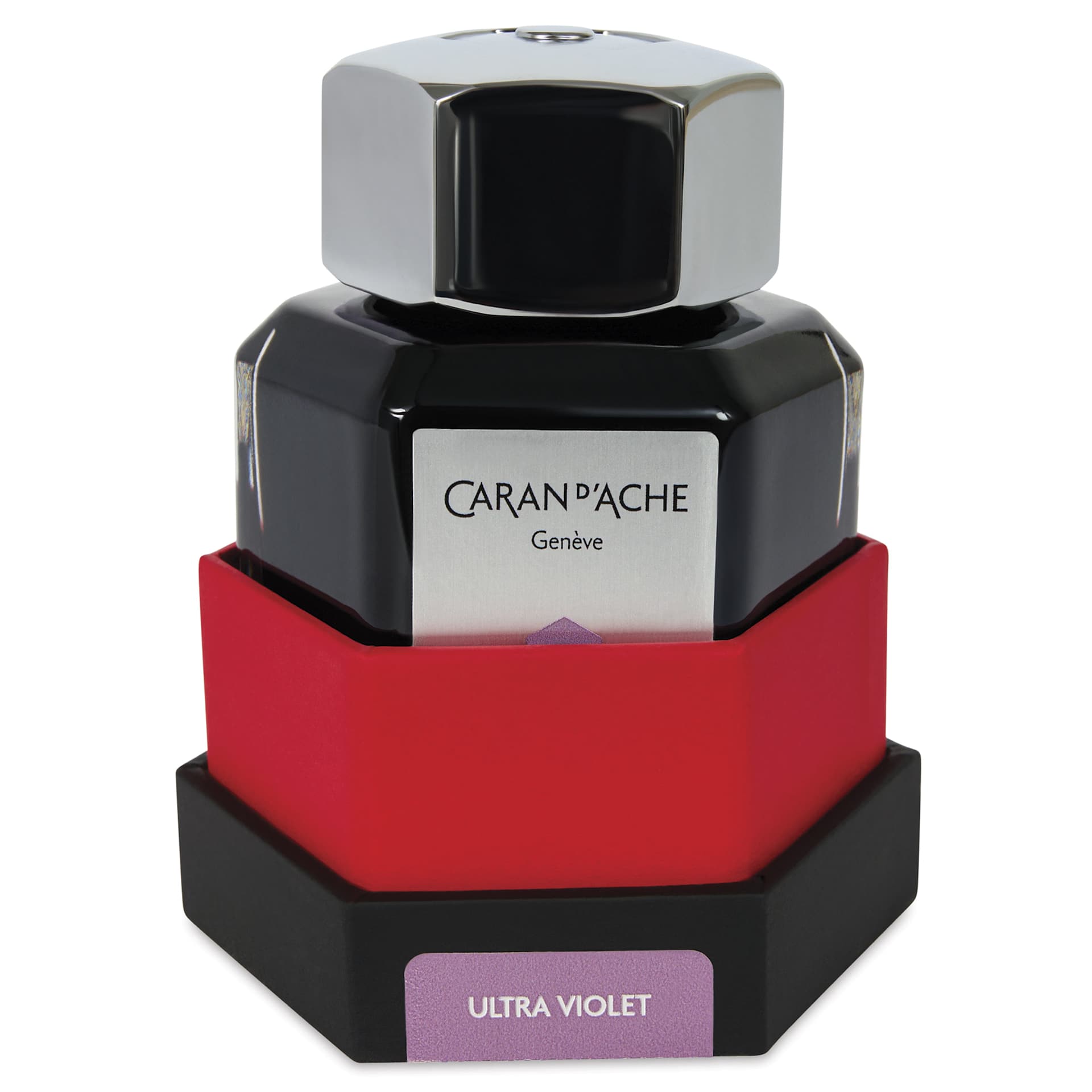 Caran d'Ache Chromatics Ink - Ultraviolet, 50 ml Jar, jar in package base