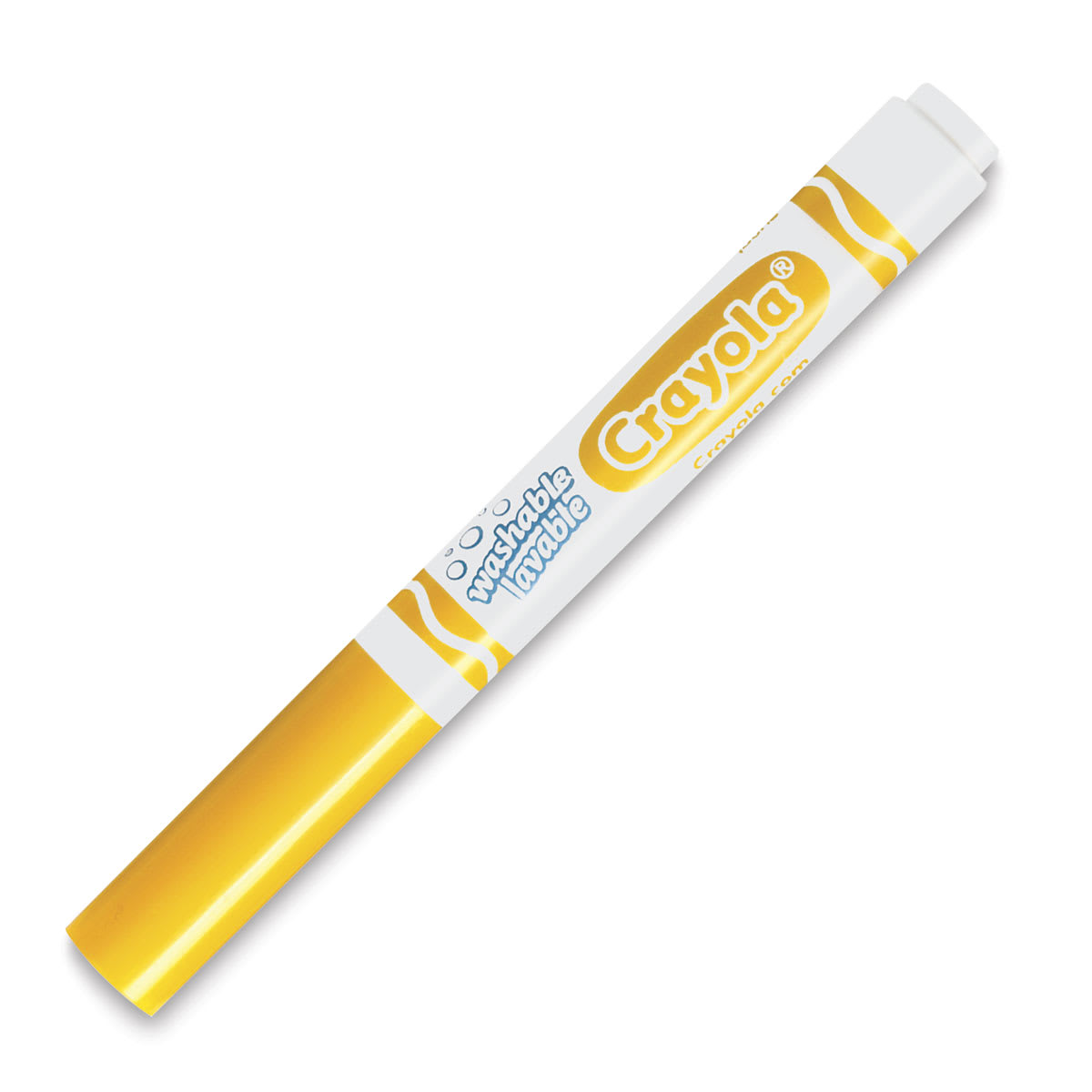 Crayola Ultra-Clean Washable Marker - Yellow, Broad Tip