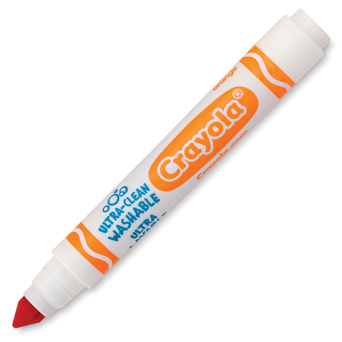 Crayola Ultra-Clean Washable Marker - Orange, Broad Tip