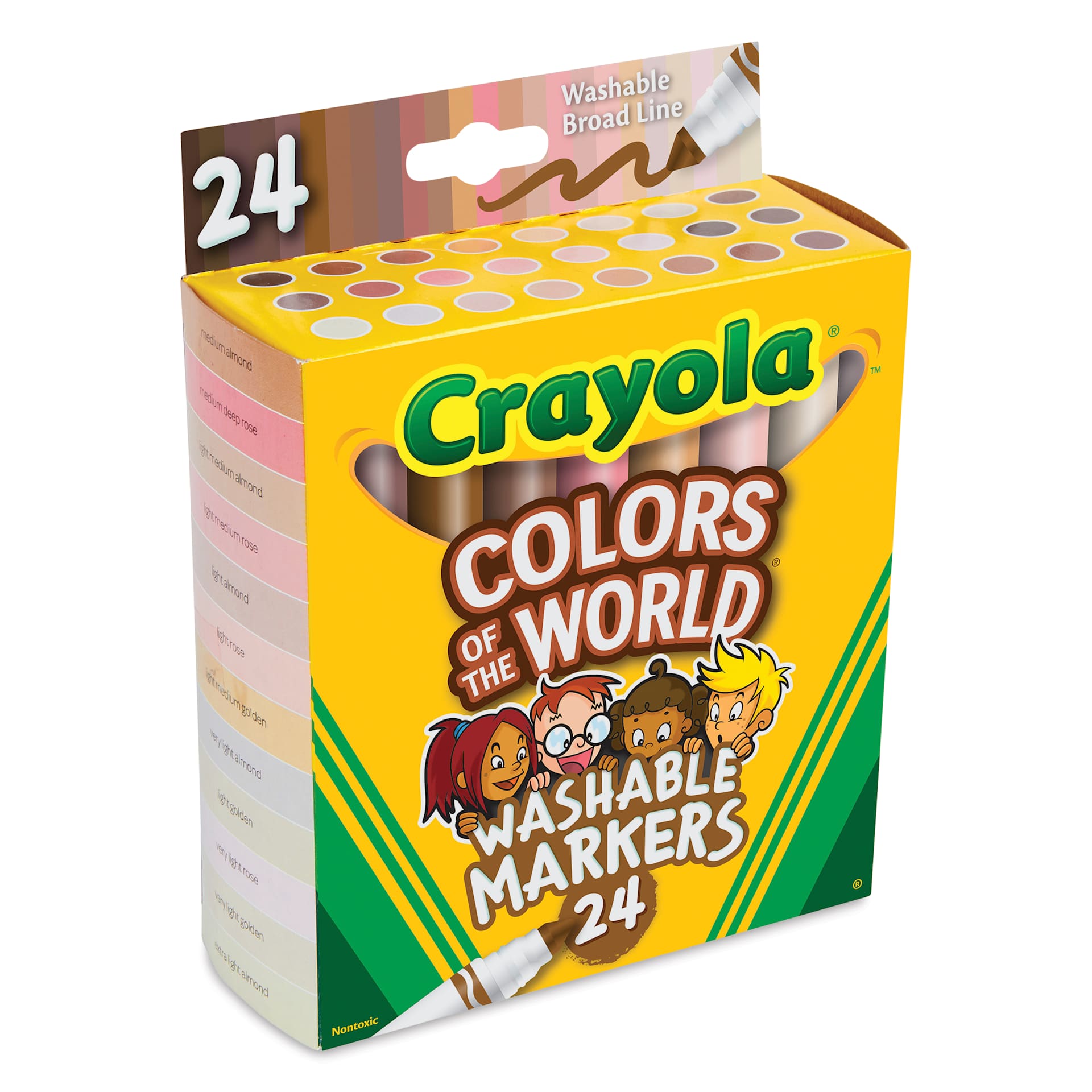 Crayola Colors of the World Markers - Set of 24