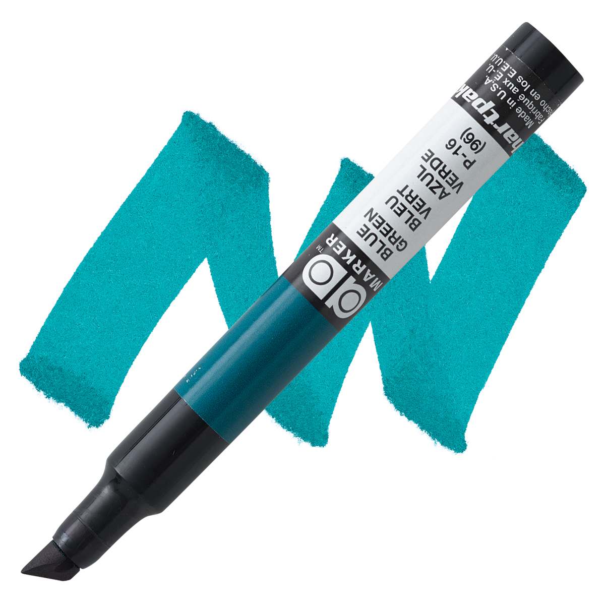 Chartpak Ad Marker - Blue Green marker and swatch