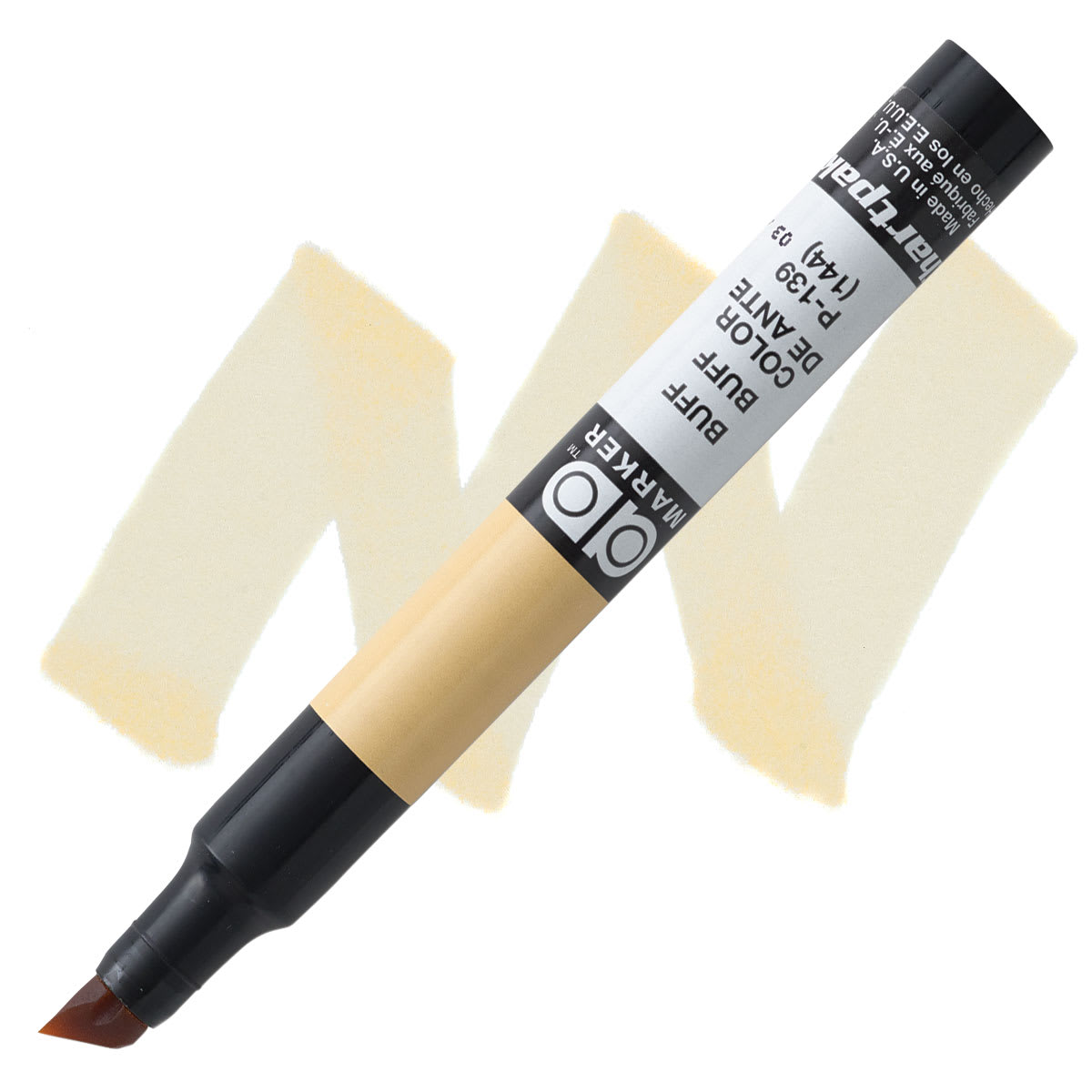 Chartpak Ad Marker - Buff marker and swatch