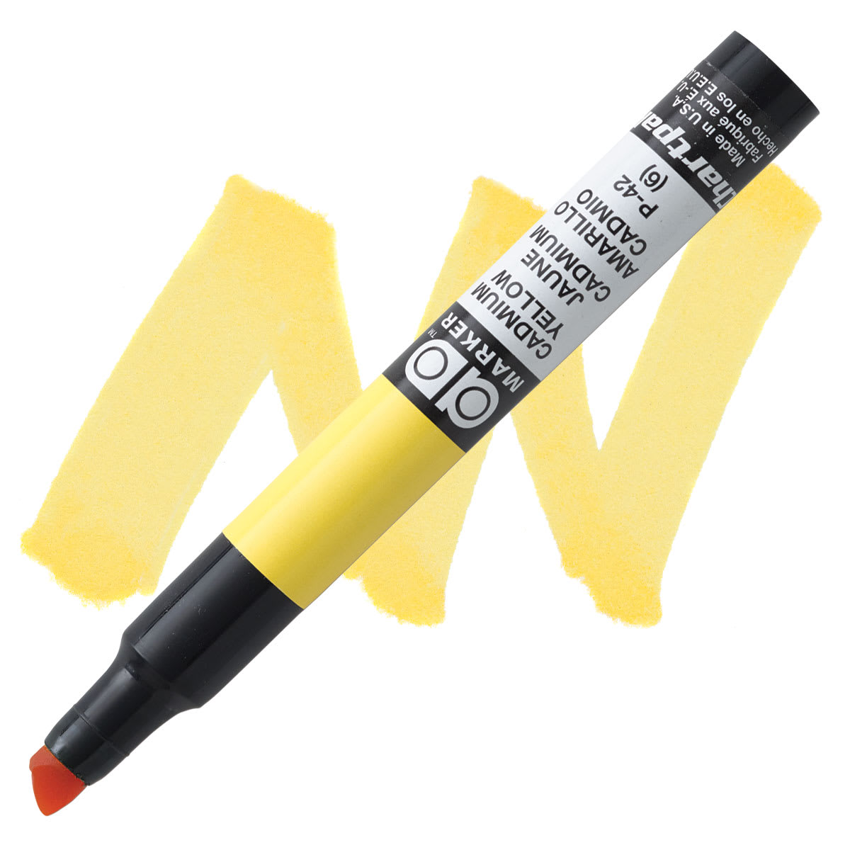 Chartpak Ad Marker - Cadmium Yellow marker and swatch
