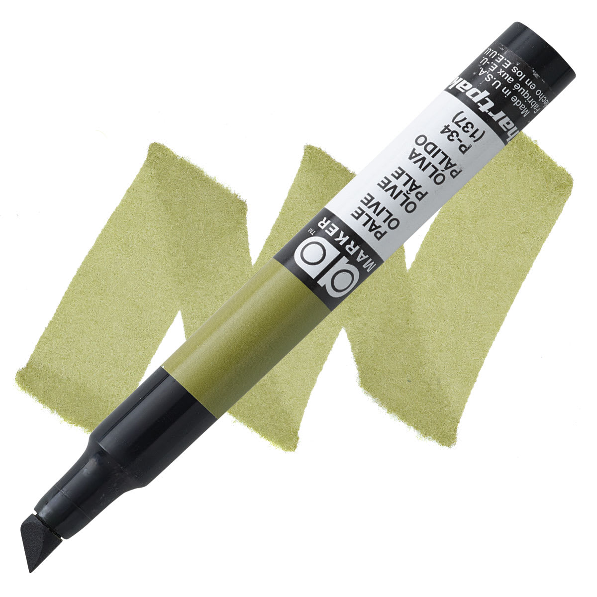 Chartpak Ad Marker - Pale Olive marker and swatch