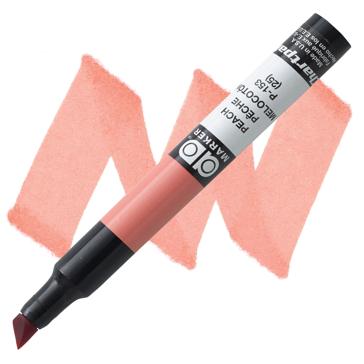 Chartpak Ad Marker - Peach marker and swatch