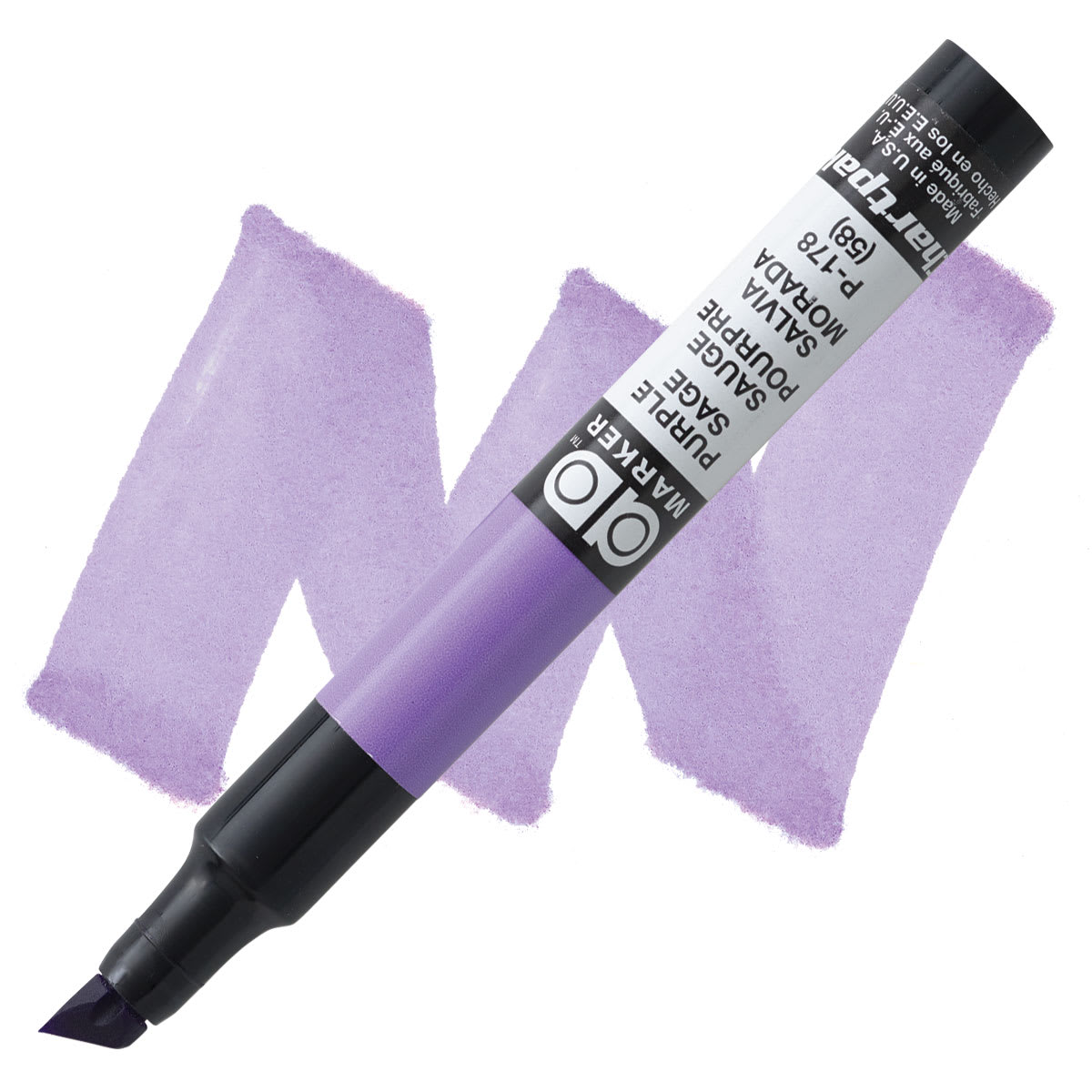 Chartpak Ad Marker - Purple Sage marker and swatch