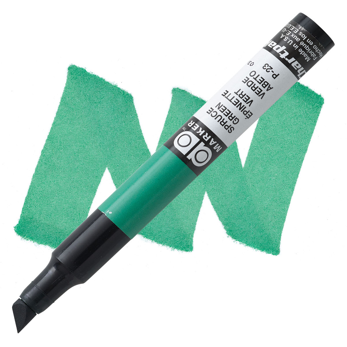 Chartpak Ad Marker - Spruce Green marker and swatch